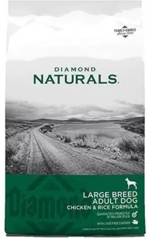 Diamond Naturals Groot Ras Volwasse Hoender & Rys Formule Droë Hondekos