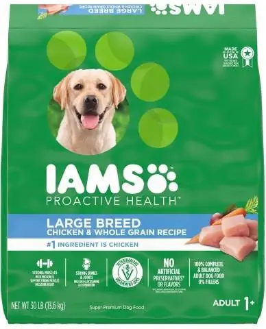 Iams Adult Large Breed Real Chicken Високопротеинова суха храна за кучета