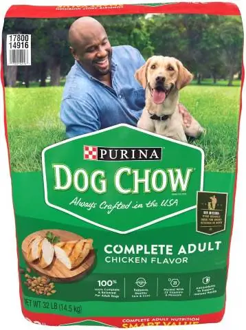 Dog Chow Complete Adult իրական հավի չոր շների կերակուրով