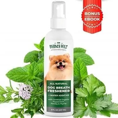 Mighty Petz Deodorante per alito per cani 2 in 1