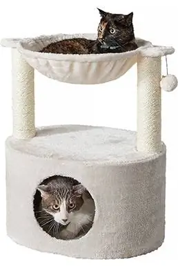 Two By Two the Holly 23.6-in Plush Cat Tree & Condo