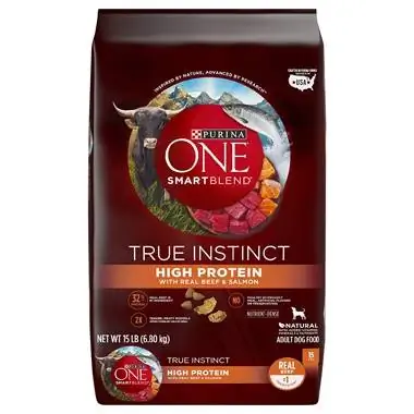 Purina ONE SmartBlend 17800183383 Chakula cha Mbwa Mkavu Asili cha Watu Wazima