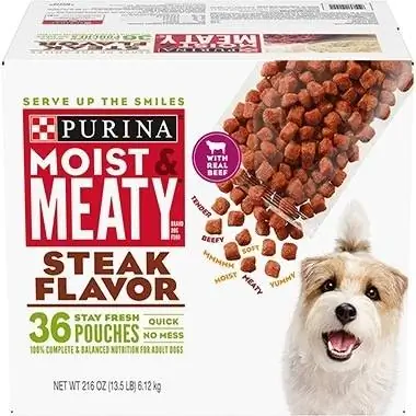 Purina B0018CFNB0 Feuchtes und fleischiges Nassfutter für Hunde