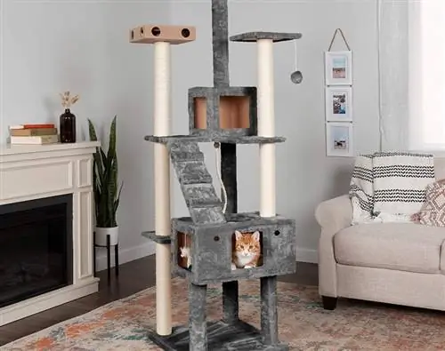 Furhaven Pet - Tiger Tough Tall Cat Tree