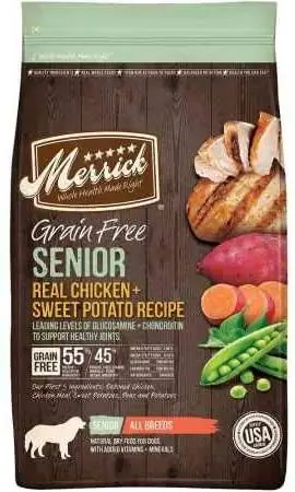 Merrick Grain Free Senioru suņu barība