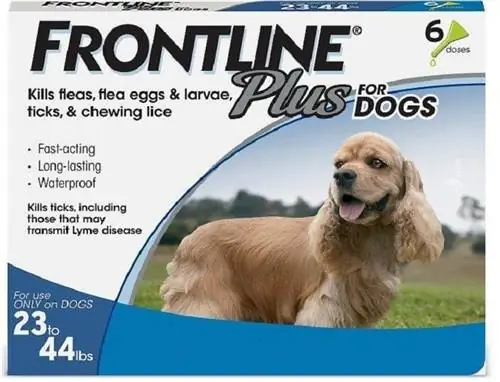 Frontline Plus Vlooi & Bosluis Medium Ras Hond Behandeling, 23 - 44 lbs