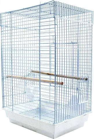 Penn-Plax Medium Bird Kit Square Bird Cage