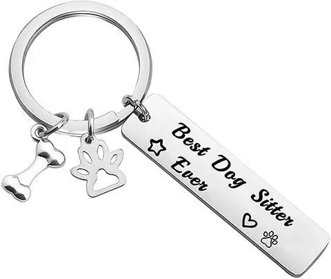 საუკეთესო Dog Sitter ოდესმე Keychain