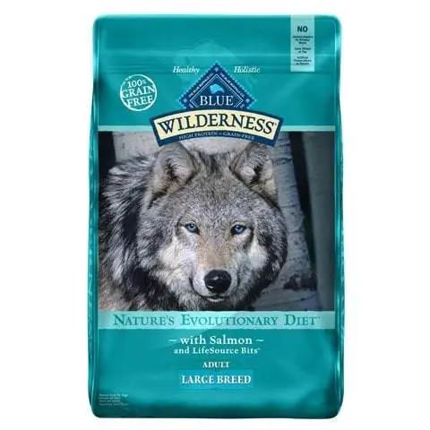 Kerbau Biru 800056 Wilderness High Protein Makanan Anjing Kering