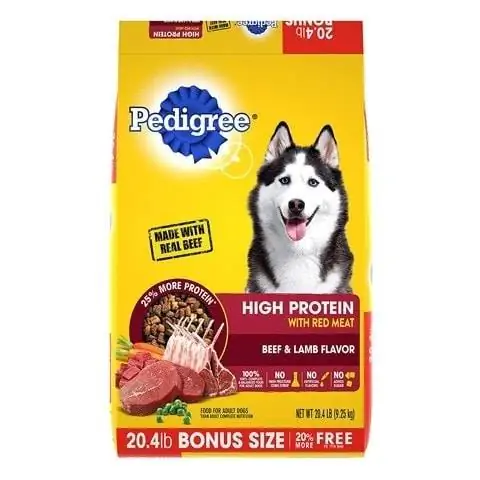 Pedigree 10171525 Makanan Anjing Kering Dewasa Berprotein Tinggi