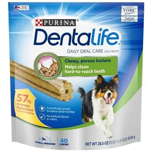 Purina DentaLife mała: średnia dla dorosłych