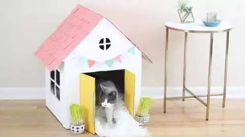 Faça você mesmo uma adorável casa para gatos