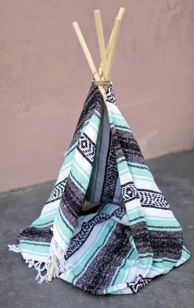 MACE DIY TEEPEE MASET TUAJA DO TË PËSHQYERIN