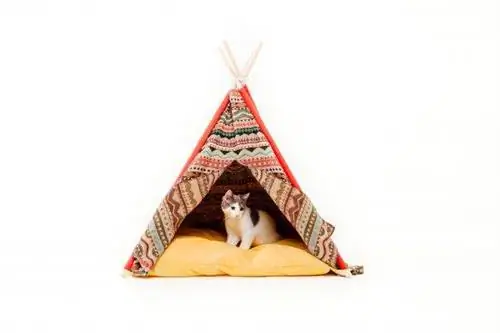 Teepee elegante para cães ou gatos faça você mesmo