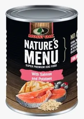 Mossy Oak Salmon & Potato Formula Hundemad på dåse