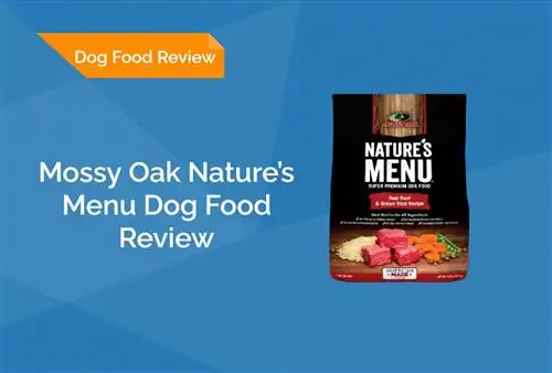 Mossy Oak Nature's Menu Dog Food Review 2023: retiros del mercado, pros & Contras