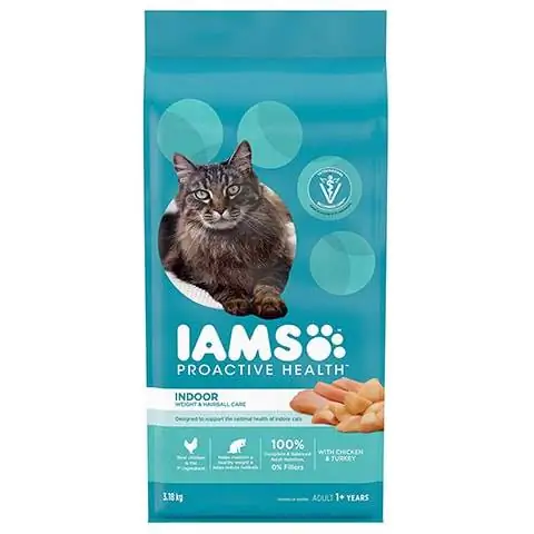 IAMS Proactive He alth Indoor Weight & Hairball Care Құрғақ мысық тамағы