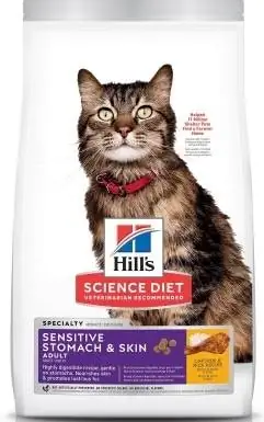 Hill's Science Diet Ushqim i thatë për mace për të rriturit me ndjeshmëri në stomak