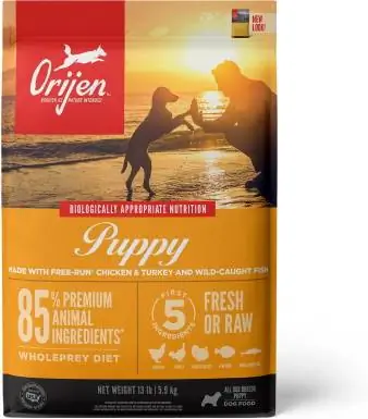 ORIJEN Puppy მარცვლეულის მშრალი ლეკვების საკვები