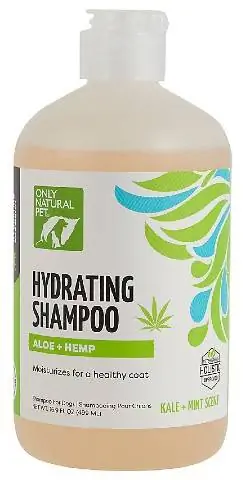 Only Natural Pet Feuchtigkeitsspendendes Shampoo für Hunde – Gesundes Fell – Aloe + Hanf