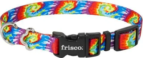 Frisco Tie Dye Swirl პოლიესტერი ძაღლის საყელო