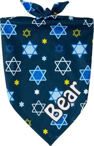 Frisco isikupärastatud Hanukkah Cat Bandanna