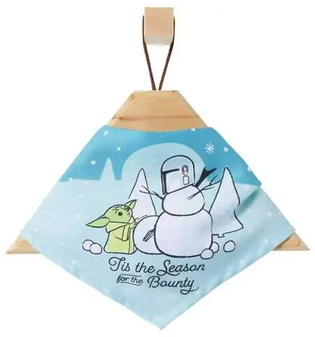 Star Wars The Mandalorian Grogu "Tis the Season" Dog & Cat Bandana