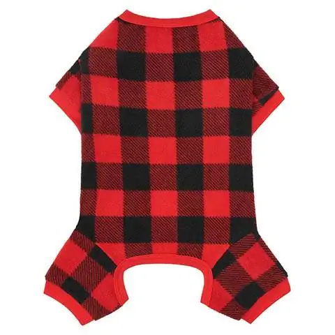 Frisco Red Plaid Cozy Polar Fleece PJ