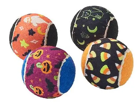 Frisco Halloween Glow in the Dark Fetch Squeaky Balls