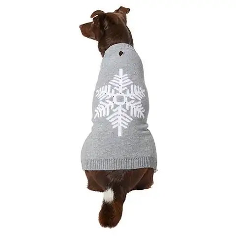 Frisco Snowflake Aub thiab Cat Sweater