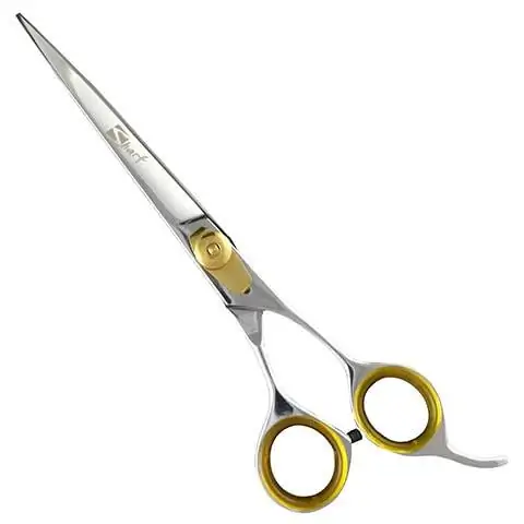 Sharf Kub Kov 7.5-Inch Ncaj & 7.5-Inch Curved Scissors Pet Grooming Shear Kit