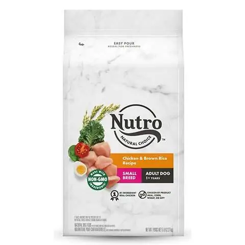 Nutro Natural Choice Menjar sec per a gossos de raça petita per a adults Pollastre i arròs integral Rec