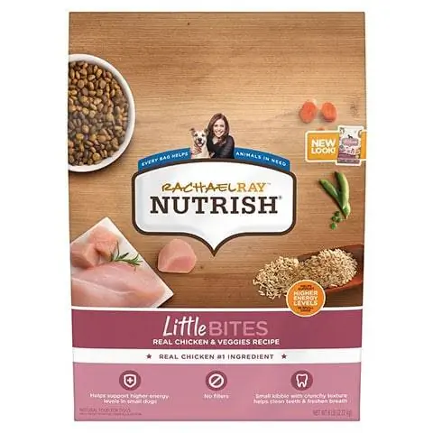 Rachael Ray Nutrish Little Bites Prawdziwy kurczak i warzywa Przepis Naturalna karma dla psów