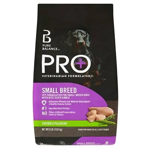 Pure Balance Pro+ Small Breed Chicken at Pea Recipe Dry Dog Food