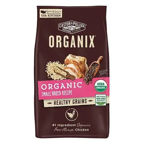 Castor & Pollux Organix with He althy Grains Organic Small Breed Dry Dog Food