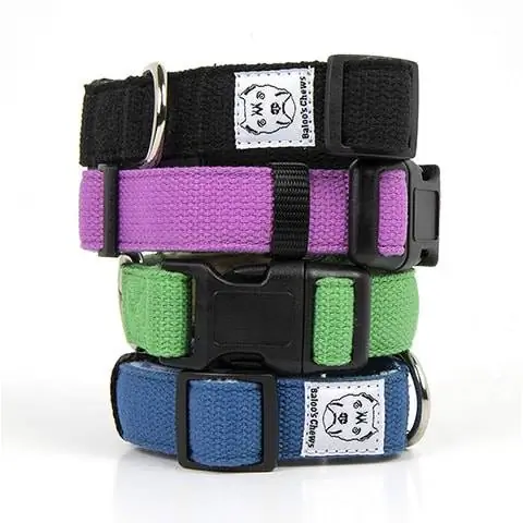 Baloo's Chews Organic Hemp Collar na Ngozi Laini