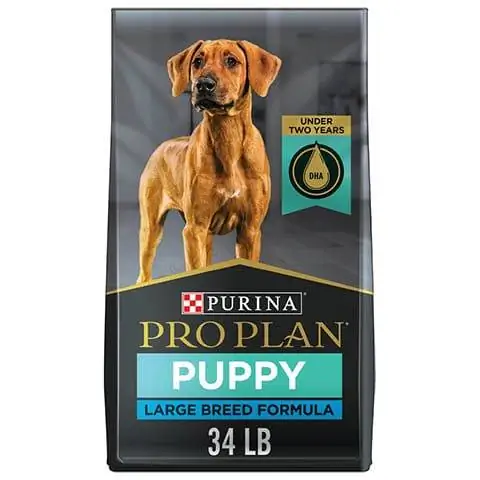 Purina Pro Plan жогорку протеиндүү тоок жана күрүч формуласы чоң породадагы кургак күчүк азыгы