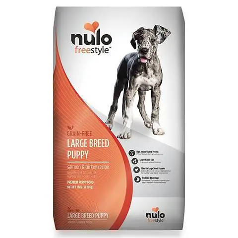 Nulo Freestyle Salmon & Turkey Recipe Large Breed Puppy อาหารสุนัขแบบเม็ดปราศจากธัญพืช