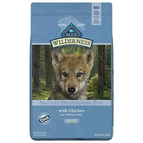 Blue Buffalo Wilderness Proteinreiches Welpen-Trockenfutter für Hunde