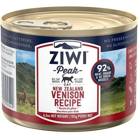 Ziwi Peak Venison Ricetta cibo per gatti in scatola