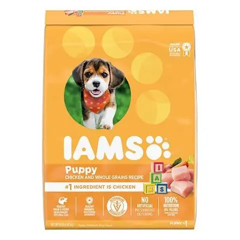 IAMS Proactive He alth Kylling og fullkornsoppskrift Puppy Premium tørr hundemat