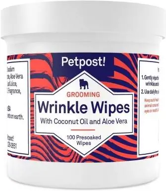 Petpost Bulldog Wrinkle Wipes