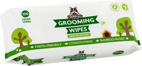 Pogi's Pet Supplies Grönt teblad Doftande Dog Grooming Wipes