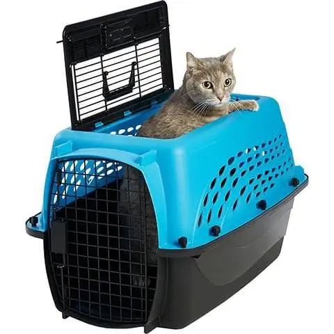 Frisco Two Door Top Load Plastic Dog & Cat Kennel