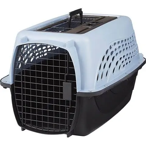 Petmate Ob Qhov Rooj Sab saum toj Load Dog & Cat Kennel