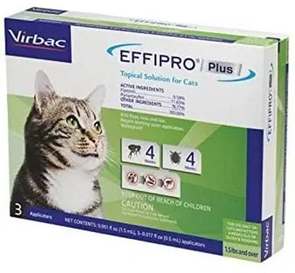 Virbac Effipro PLUS Solução tópica para gatos