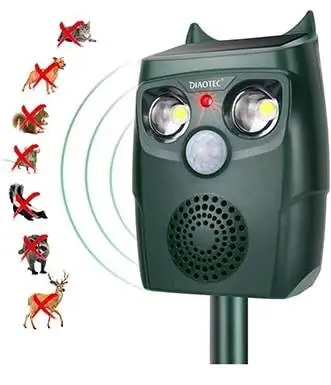 Diaotec Ultrasonic Outdoor Solar Powered Repellent