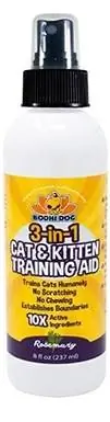 3-in-1 trainingshulpmiddel voor katten en kittens Kattenafstotende spray voor gebruik binnen en buiten