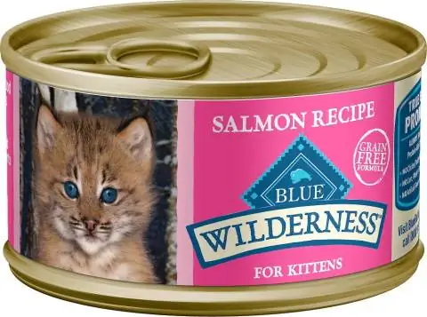 Blue Buffalo Wilderness Kitten Salmon Grain-Free Canned Cat Food