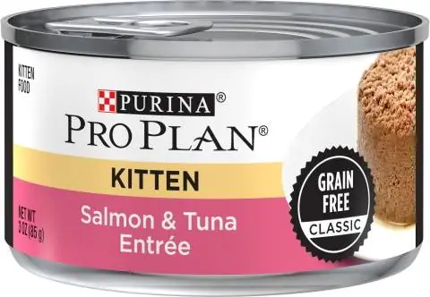 Purina Pro Plan Savor Classic Salmon at Tuna Grain-Free canned cat food